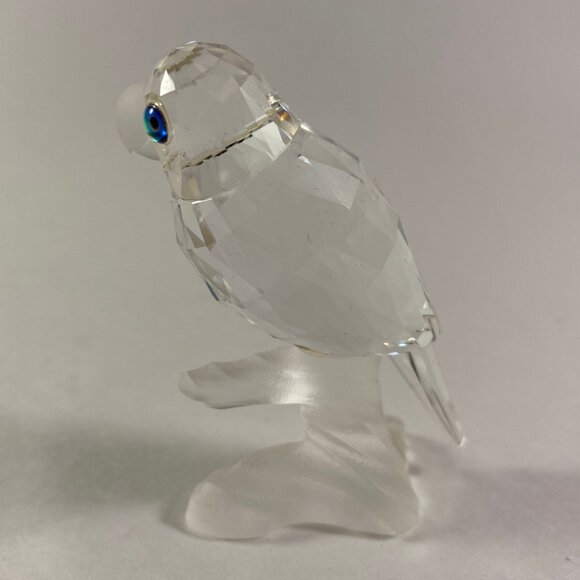 Swarovski UP IN THE TREES Parrot Figurine Frosted Base in Excellent Condition - Picture 5 of 10